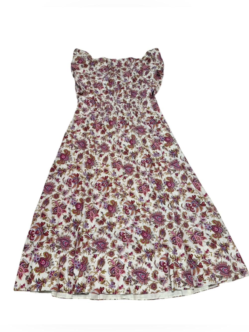 ME+EM Paisley Print Creaseless Maxi Dress Size 14 - Picture 9 of 12